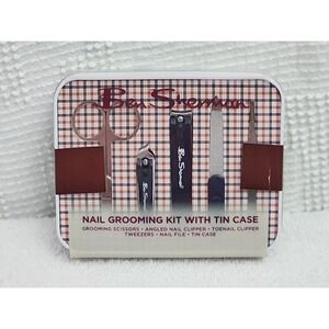 Brand New! Ben Sherman Nail Grooming Kit with Tin Case‎ B1